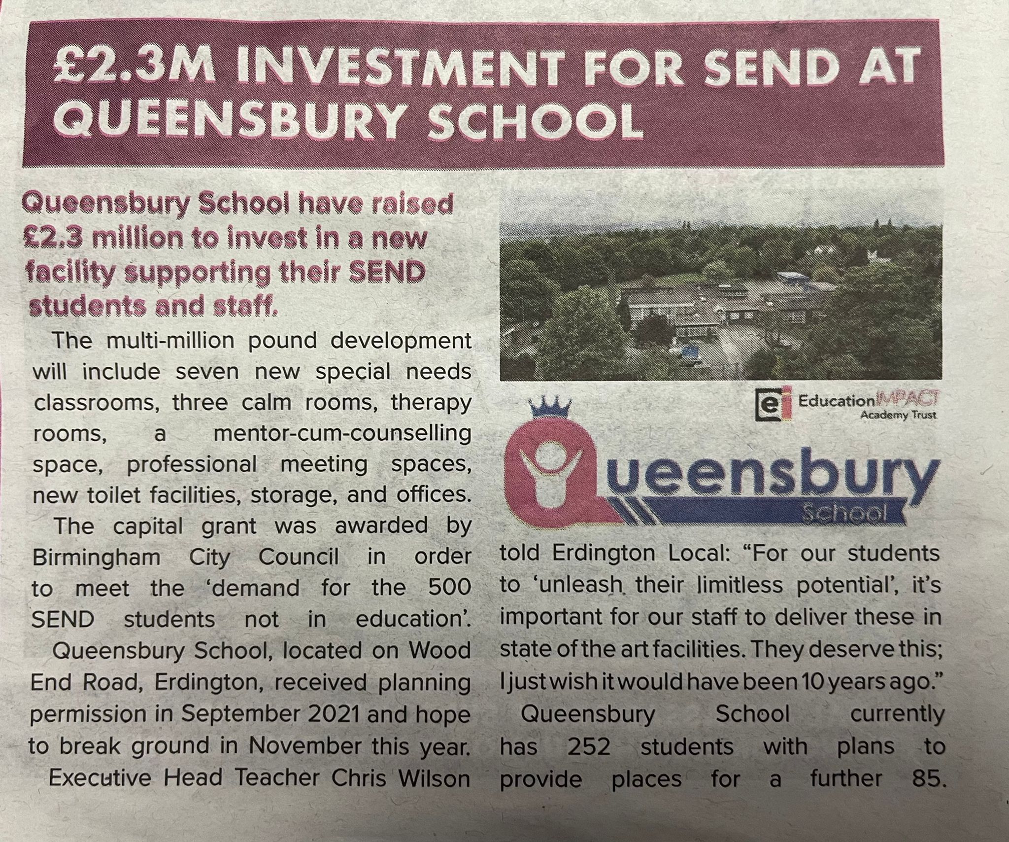 news-article-queensbury-school